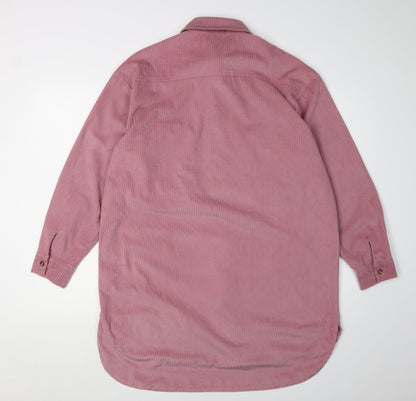 Missguided Women's Pink Shirt Dress, Size 6