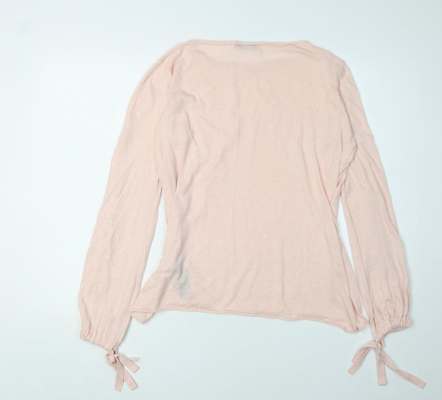 Womens UK Size M Zara Pink Pullover Jumper