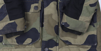 Next Boys Green Camouflage Parka Coat 5 Years