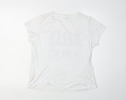 Womens UK Size 14 Disney White  T-Shirt