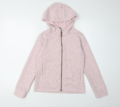 Trespass Girls Pink Hoodie - Full Zip, 9-10 Years