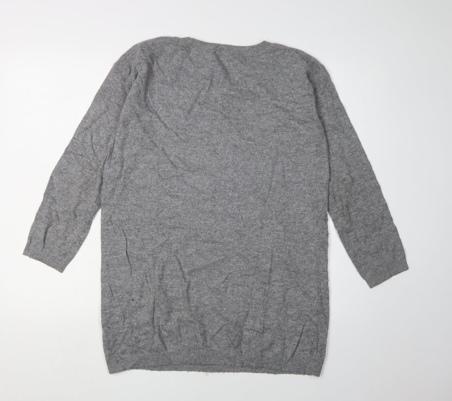 Womens UK Size 12 Marks and Spencer Grey Pullover Jumper