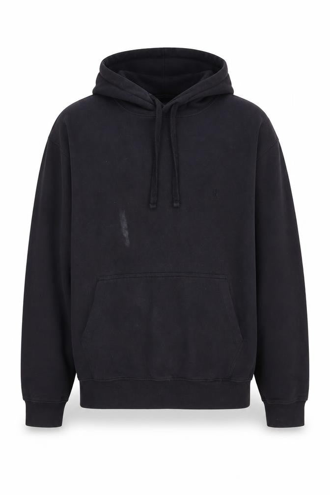 Mens UK Size L French Connection Black Pullover Hoodie