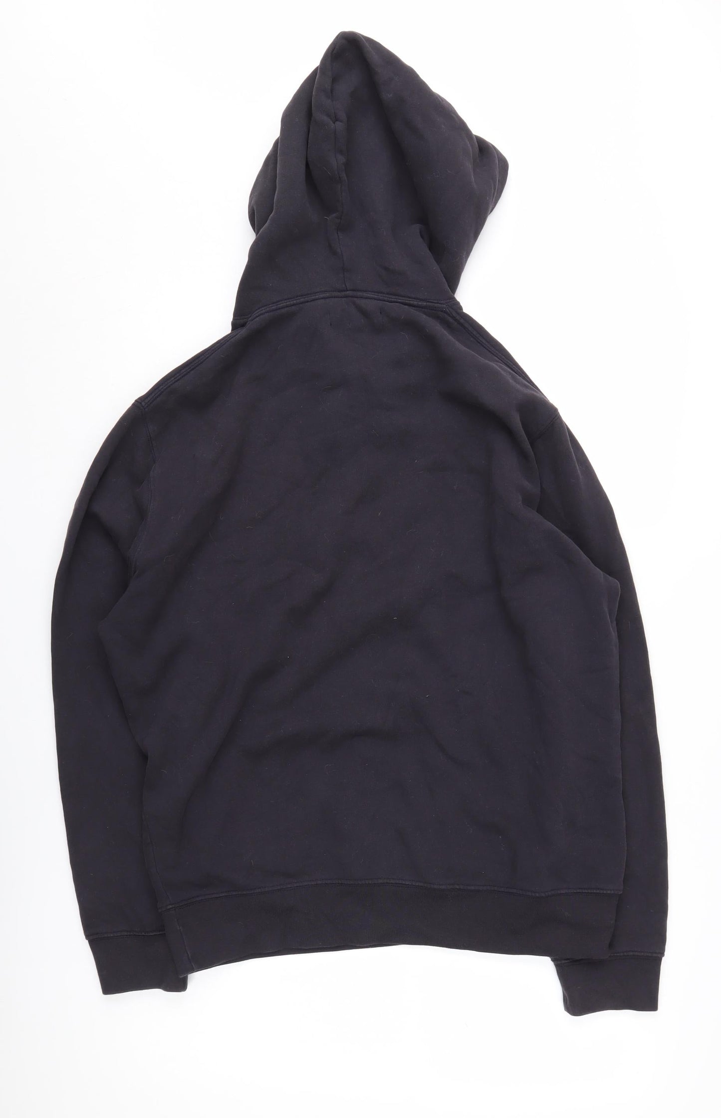 Mens UK Size L French Connection Black Pullover Hoodie