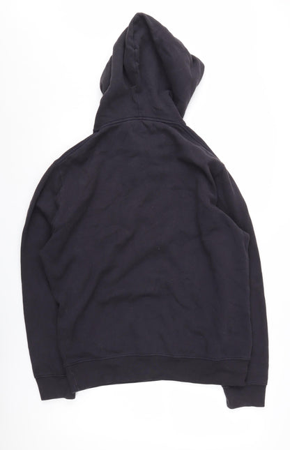 Mens UK Size L French Connection Black Pullover Hoodie