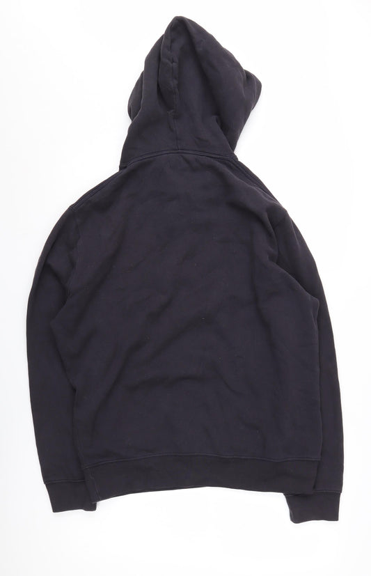 Mens UK Size L French Connection Black Pullover Hoodie