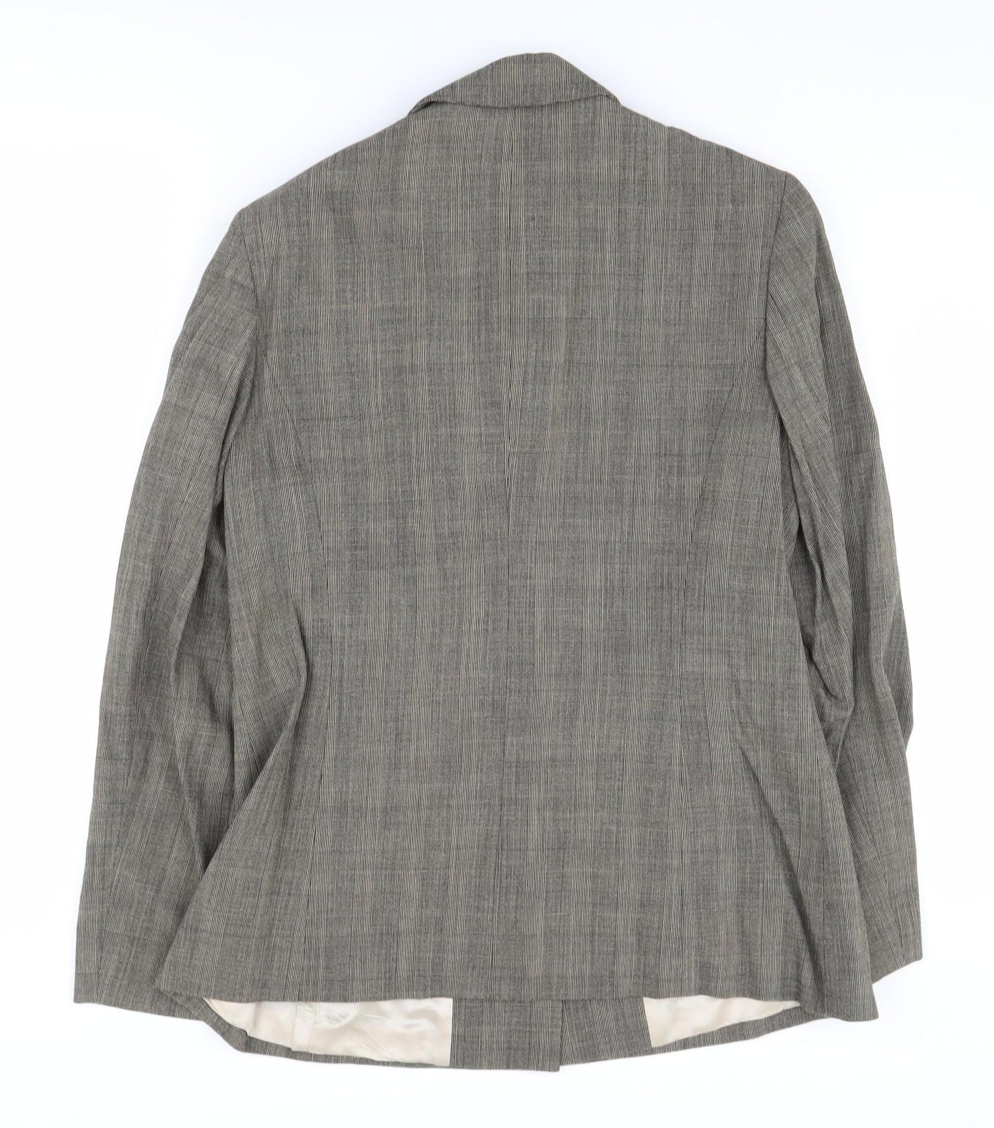 Austin Reed Women's Grey Check Blazer, Size 12
