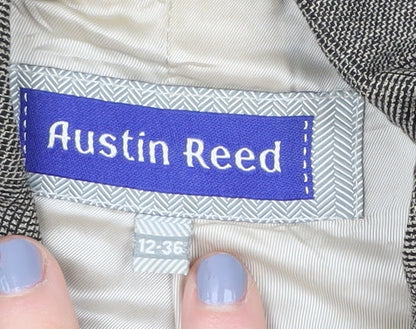 Austin Reed Women's Grey Check Blazer, Size 12