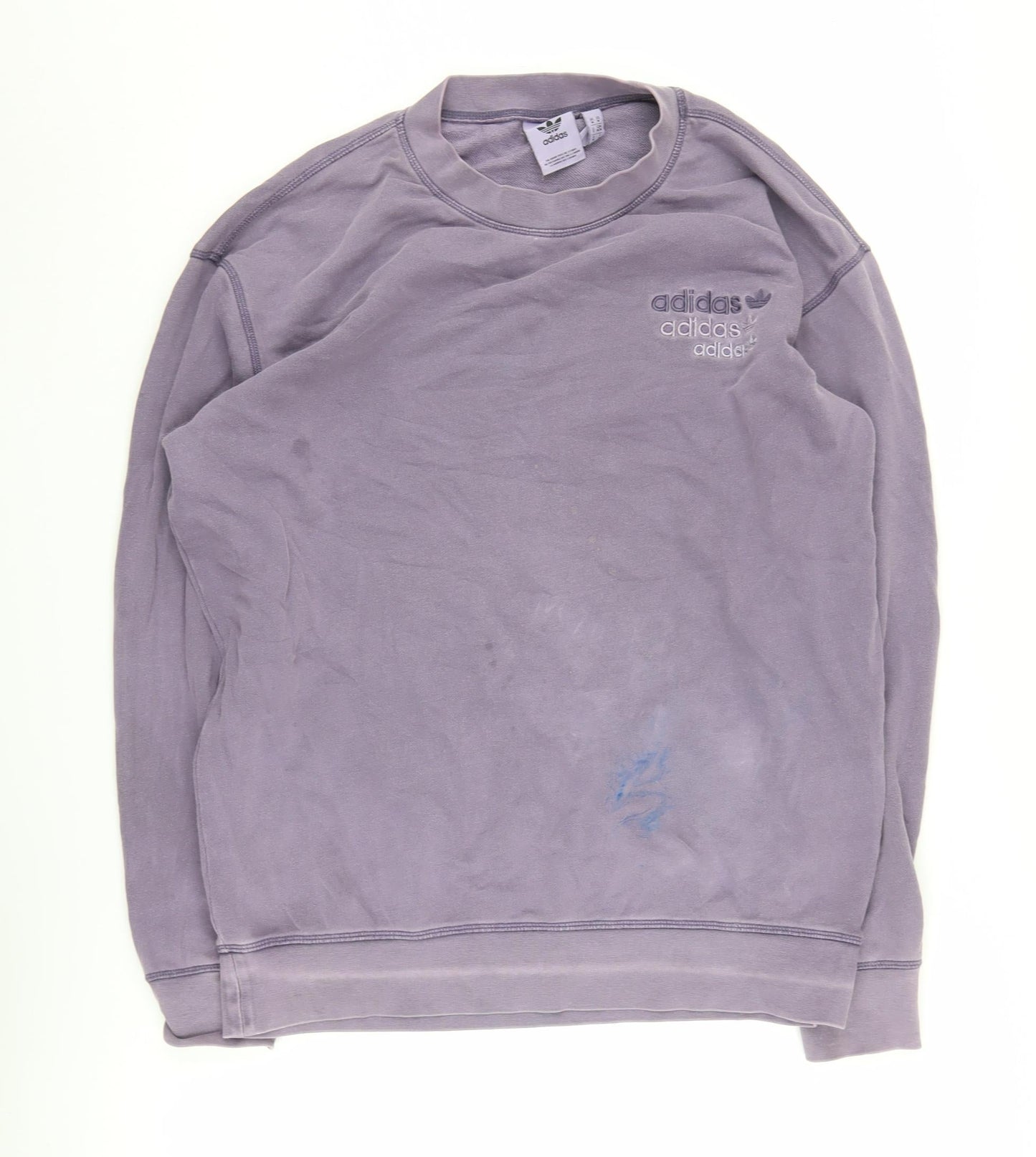 Adidas Unisex Purple Pullover Sweatshirt M