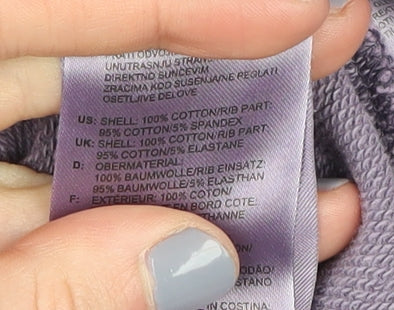 Adidas Unisex Purple Pullover Sweatshirt M