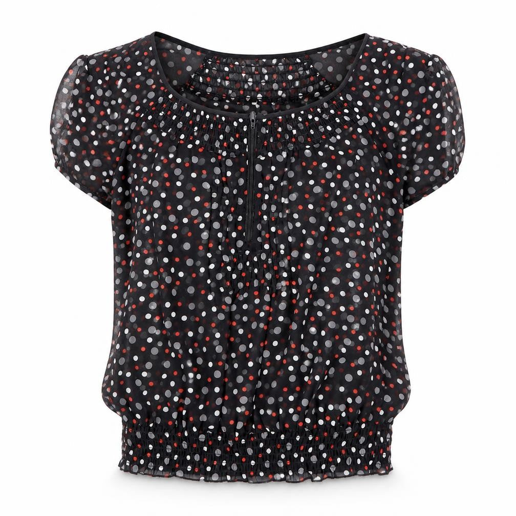 Womens UK Size 8 Jasper Conran Black Basic Blouse
