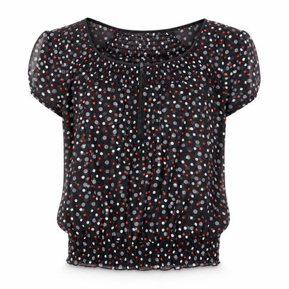 Womens UK Size 8 Jasper Conran Black Basic Blouse