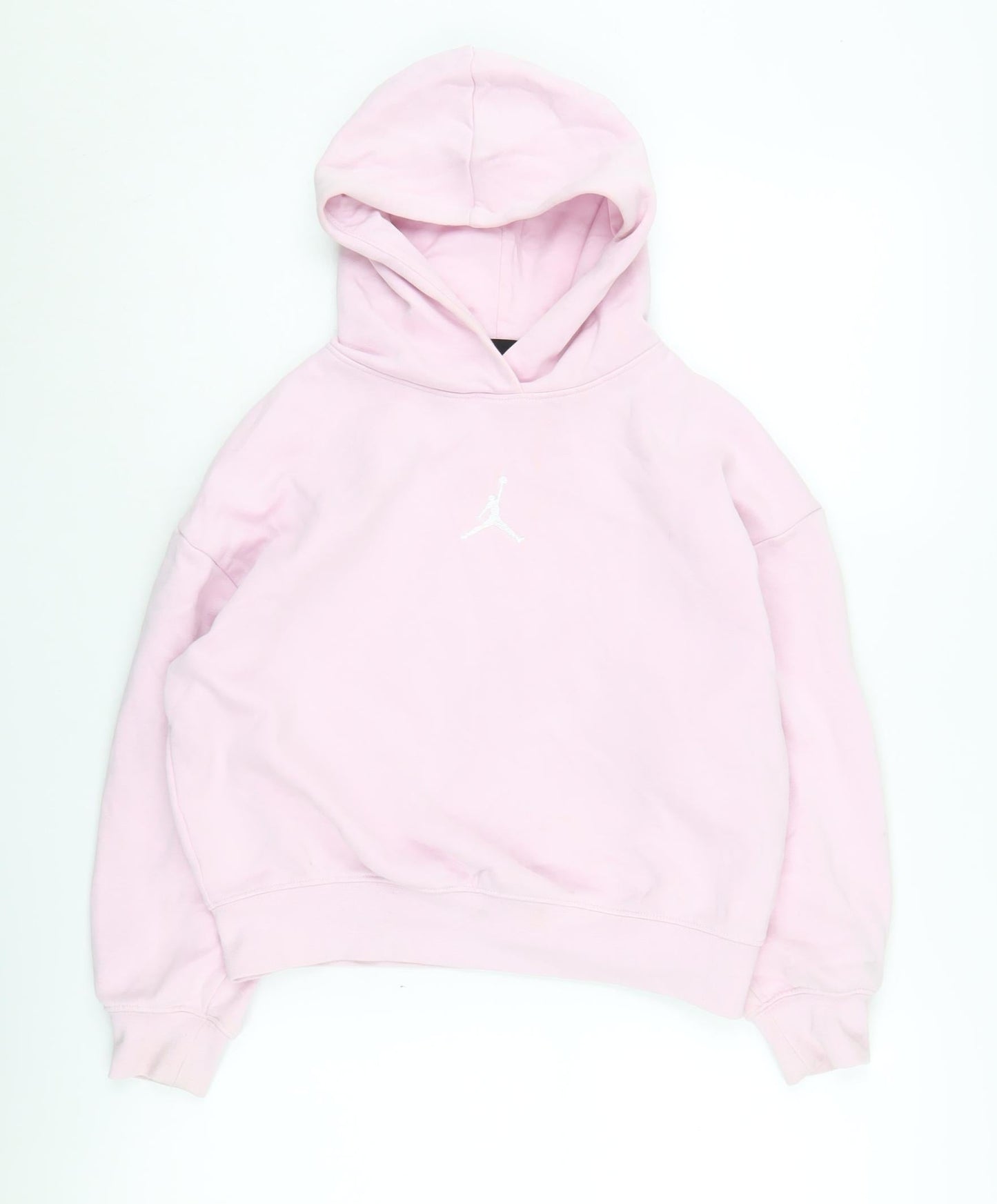 Jordan Girls Pink Hoodie, 10-12 Years, Pullover, Logo Accent