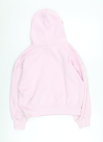 Jordan Girls Pink Hoodie, 10-12 Years, Pullover, Logo Accent