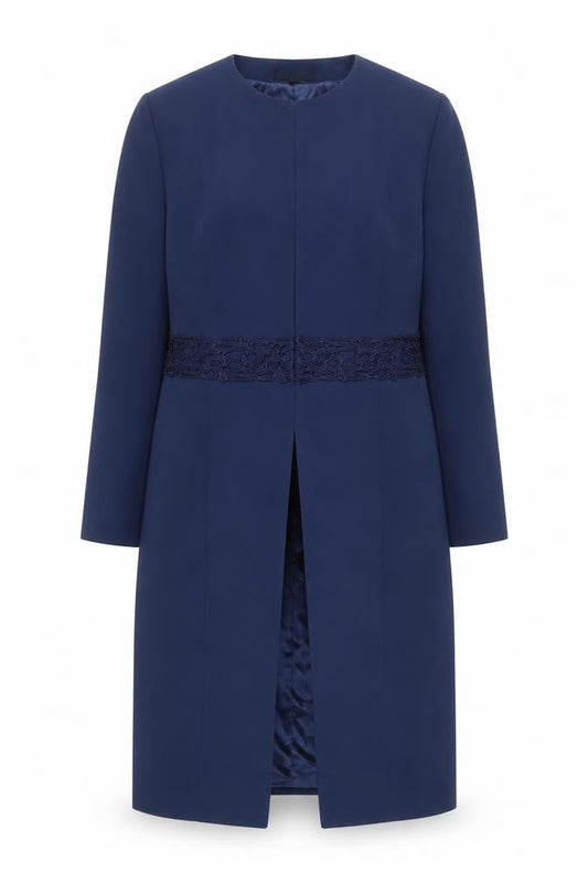 Changes by Together Women's Blue Long Overcoat Size 14