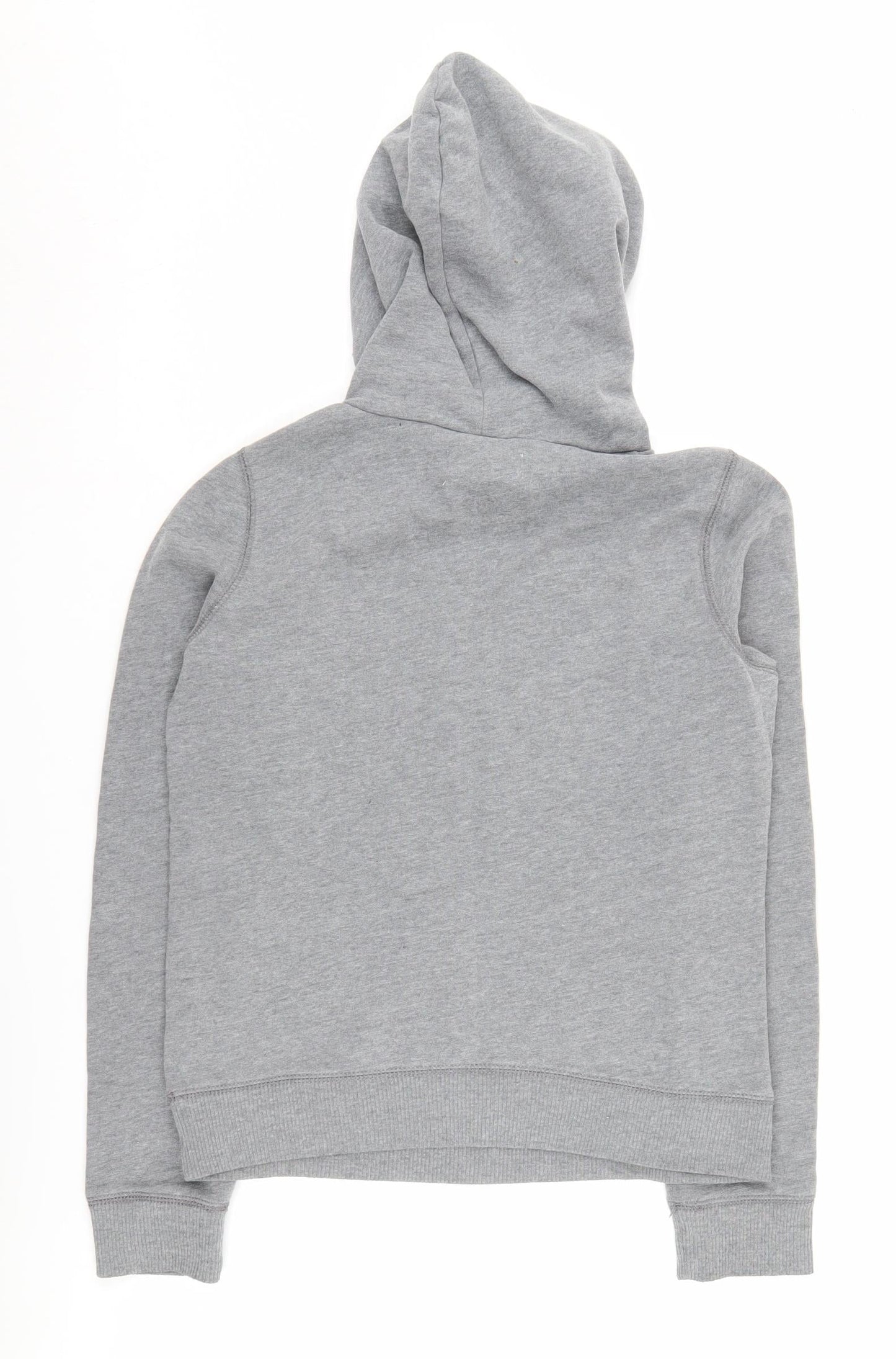 Hollister Women’s Grey Hoodie Size S with Logo