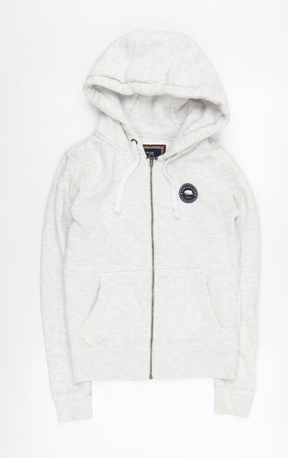 SoulCal & Co Women's Ivory Zip Hoodie Size 6