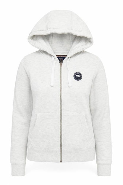 SoulCal & Co Women's Ivory Zip Hoodie Size 6