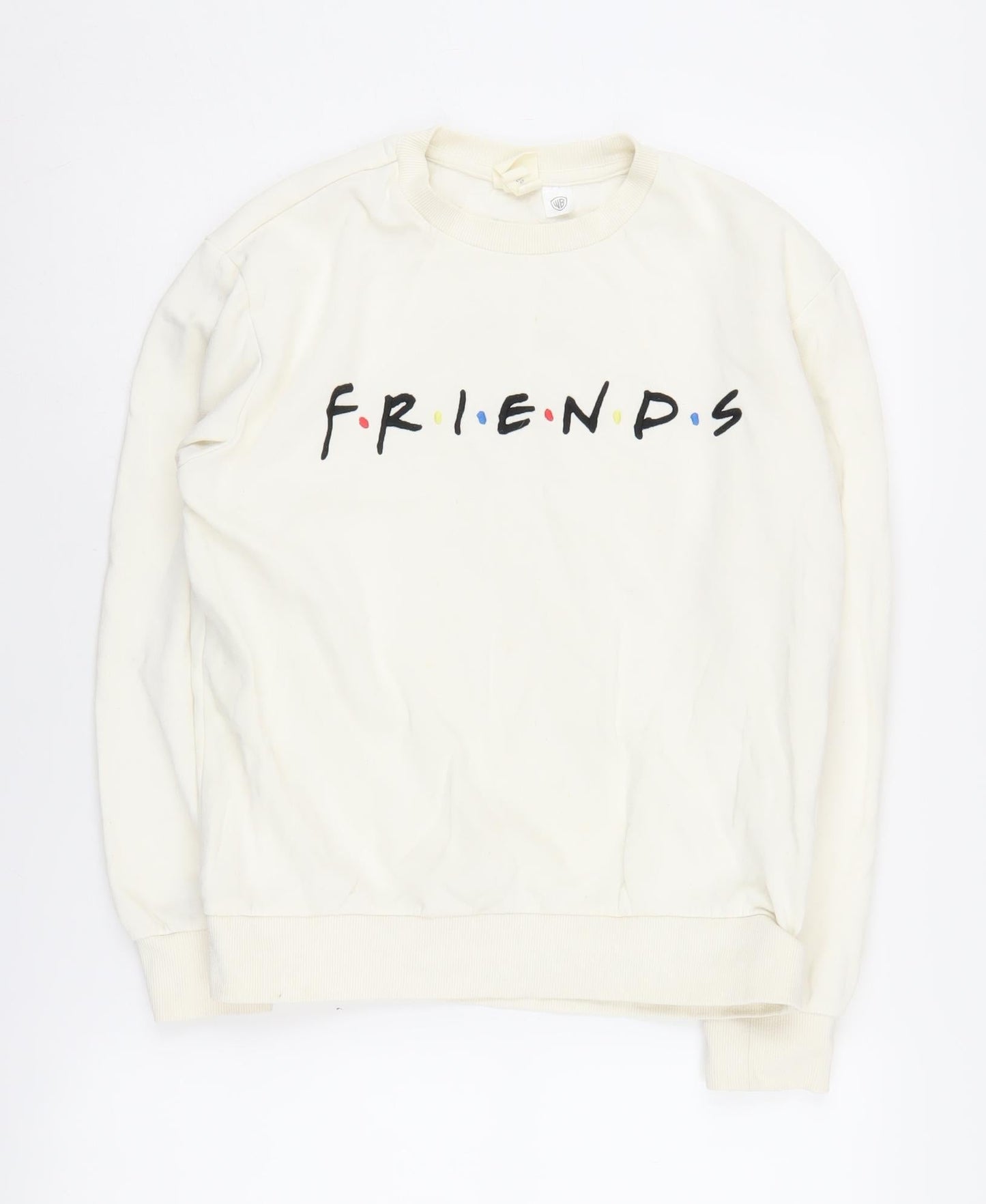 H&M Women's Ivory Friends Pullover Sweatshirt XS