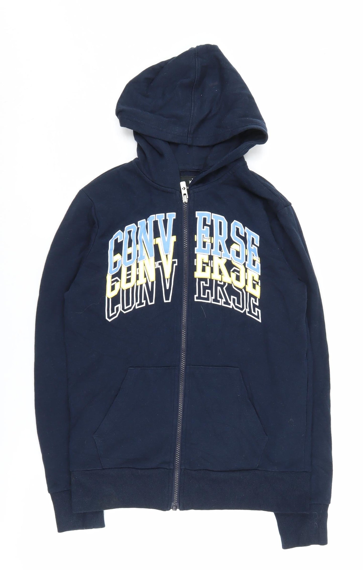 Converse Boys Blue Full Zip Hoodie - Size 12-13 Years