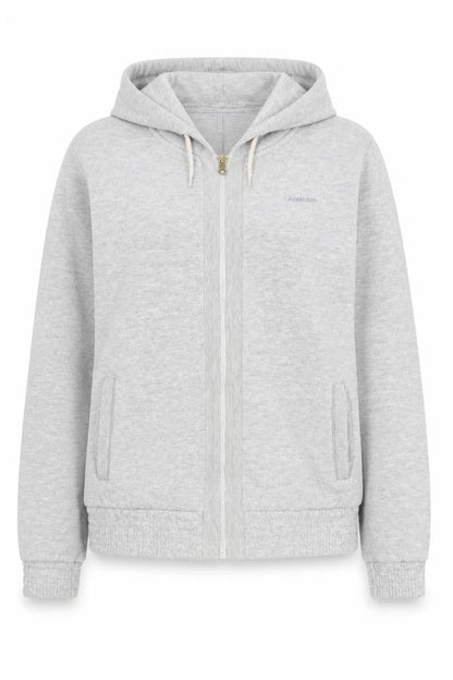 Womens UK Size 12 LA Gear Grey Full Zip Hoodie