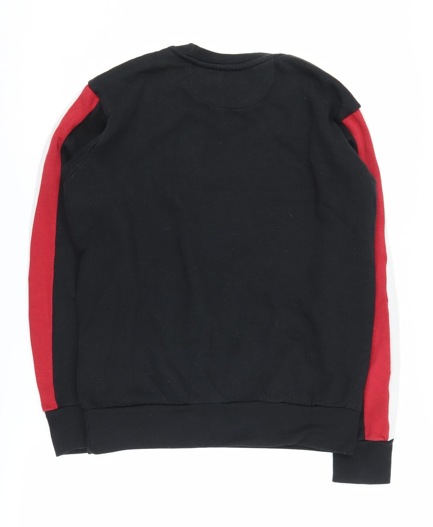 Mens UK Size S Brave Soul Black Pullover Sweatshirt