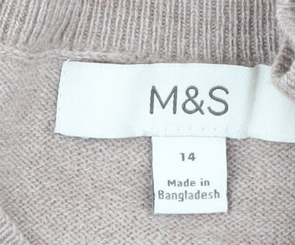 Womens UK Size 14 Marks and Spencer Multicoloured Pullover Jumper