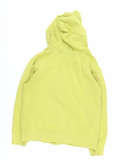 GAP Boys Green Full Zip Hoodie M Logo Casual