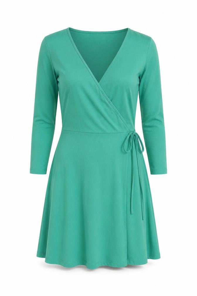 Vero Moda Women's Green Wrap Dress Size S