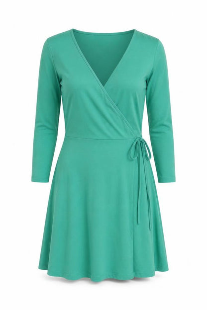 Vero Moda Women's Green Wrap Dress Size S