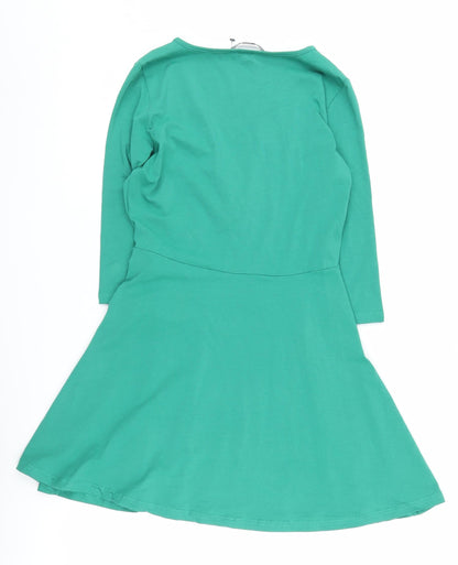 Vero Moda Women's Green Wrap Dress Size S