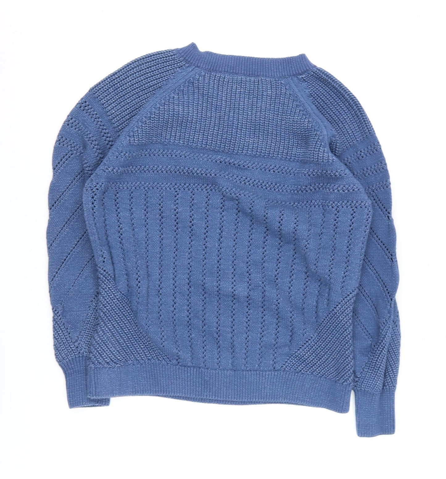 Womens UK Size M Marks and Spencer Blue Pullover Jumper