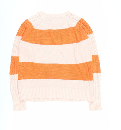 Holly & Whyte Women's Multicolour Stripe Pullover M