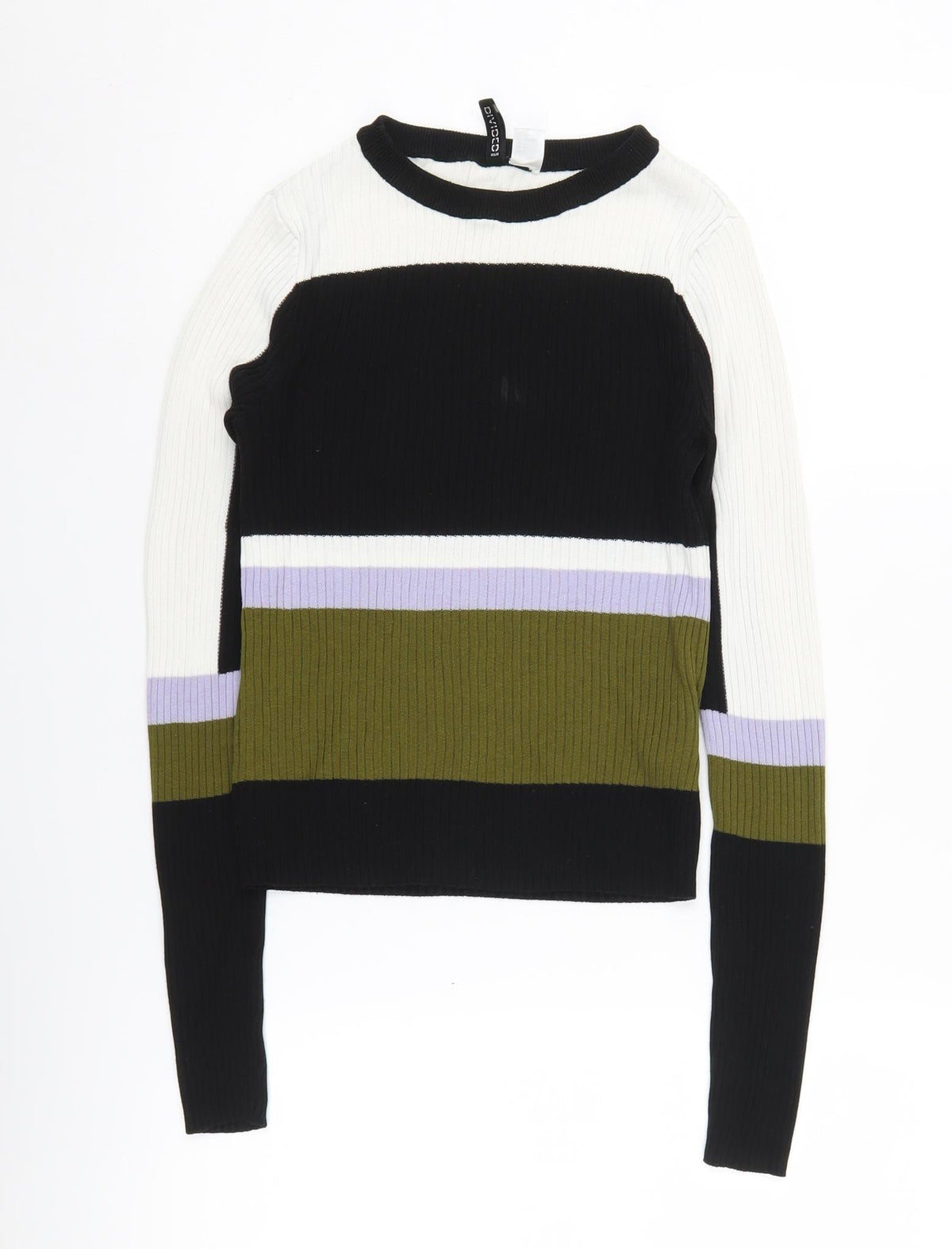 Womens UK Size S H&M Multicoloured Pullover Jumper