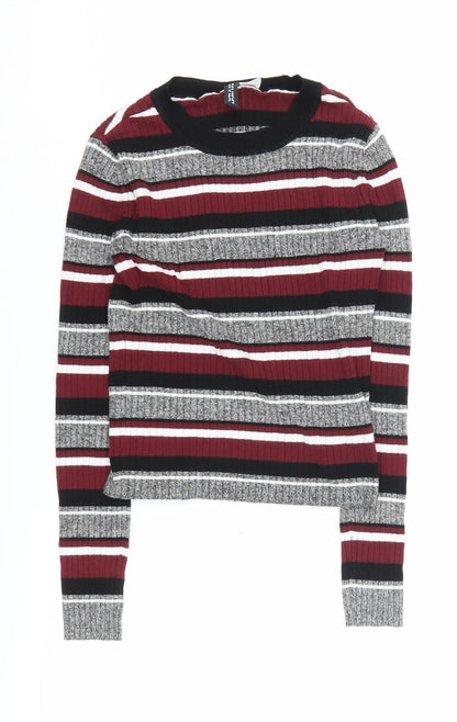 Womens UK Size XS H&M Multicoloured Pullover Jumper