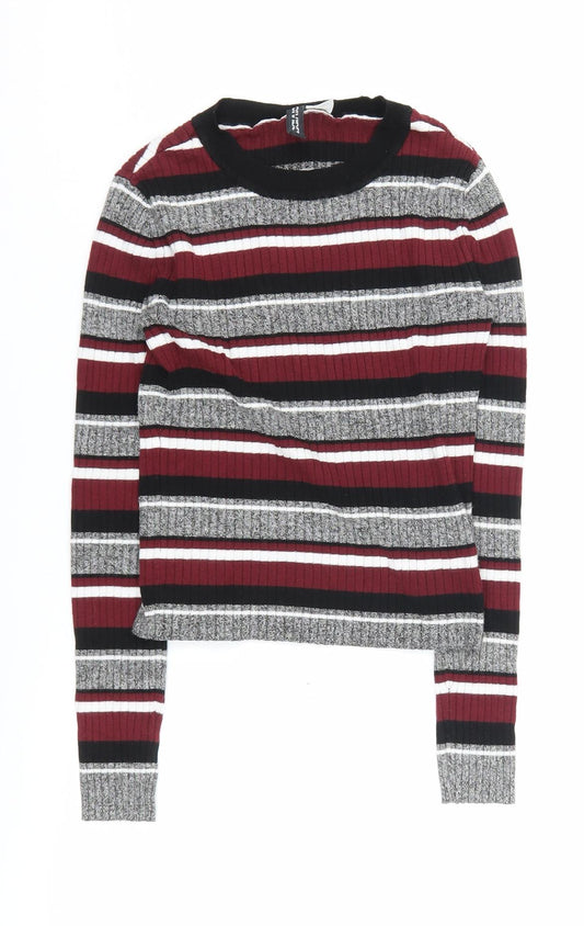 Womens UK Size XS H&M Multicoloured Pullover Jumper