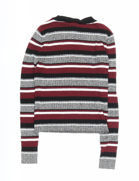 Womens UK Size XS H&M Multicoloured Pullover Jumper