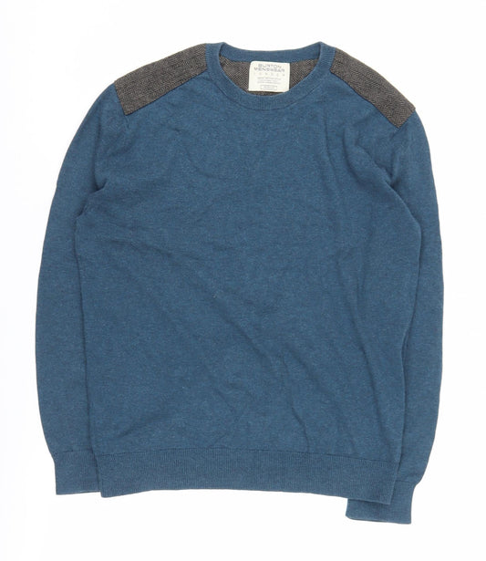 Burton Menswear Blue Medium Pullover Jumper