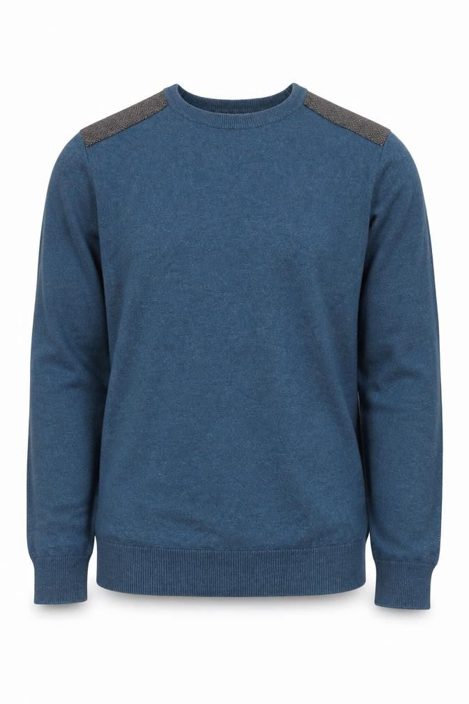Mens UK Size M Burton Menswear Blue Pullover Jumper