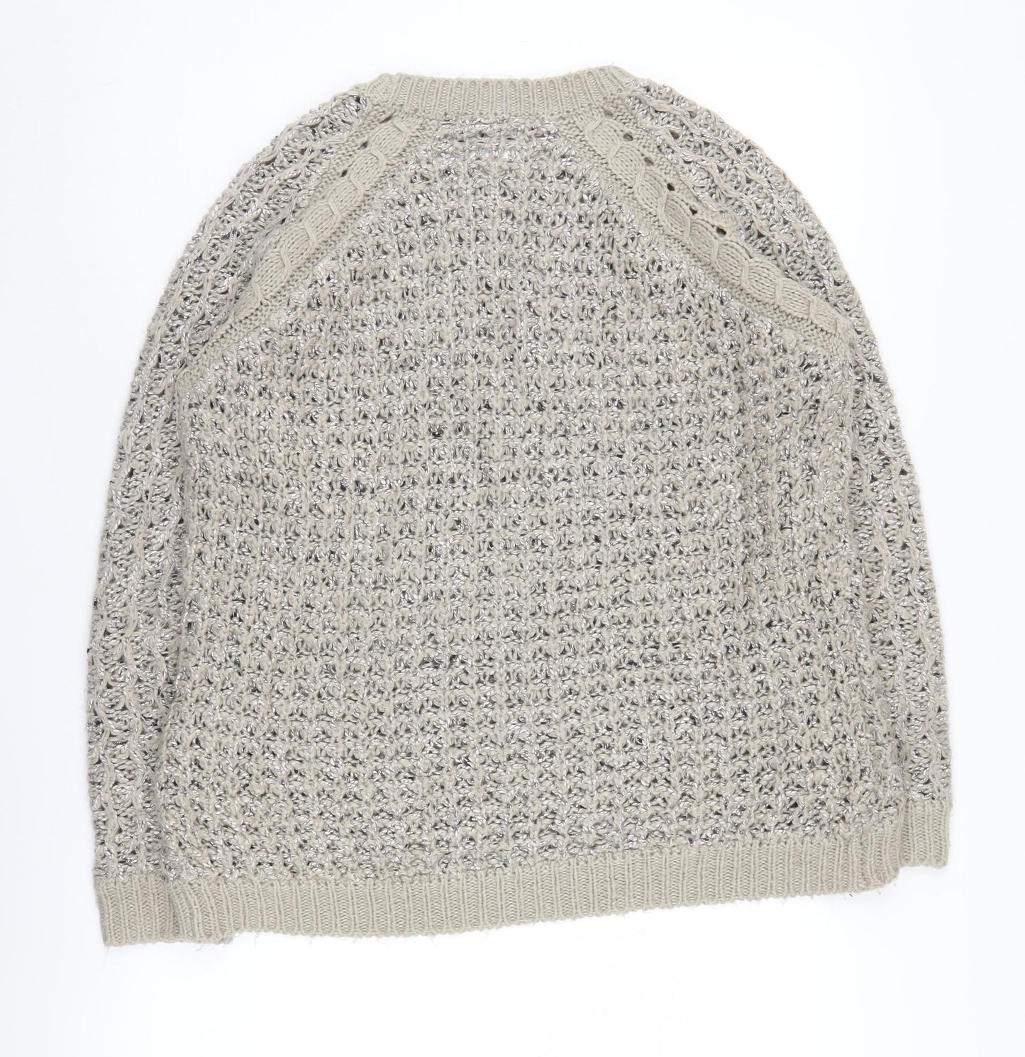 Womens UK Size 14 Dorothy Perkins Beige Pullover Jumper