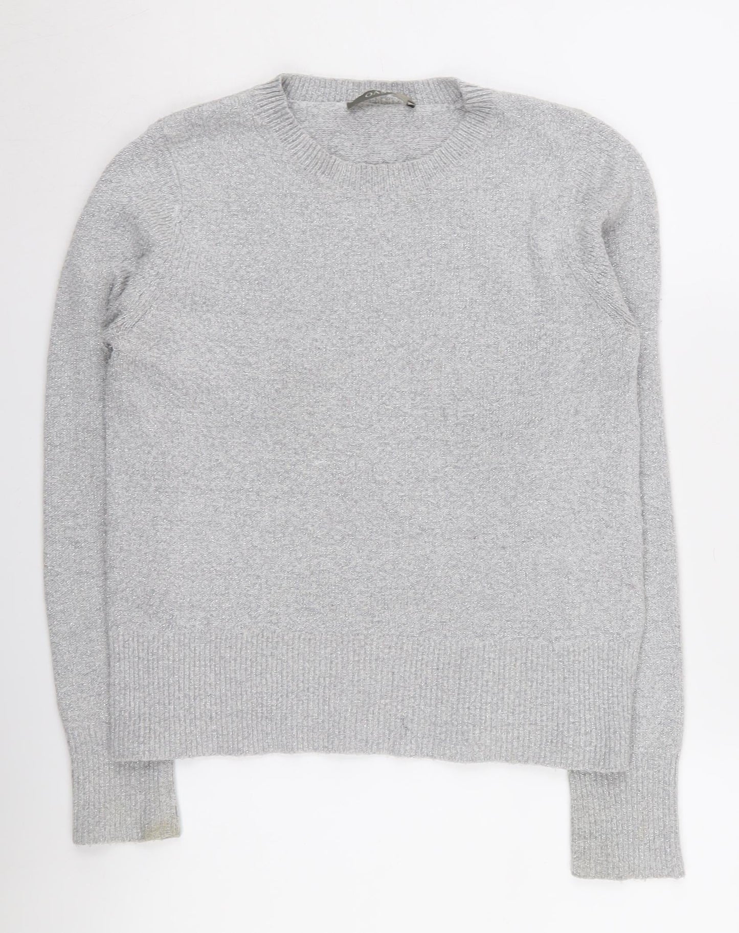 Womens UK Size S Oasis Grey Pullover Jumper