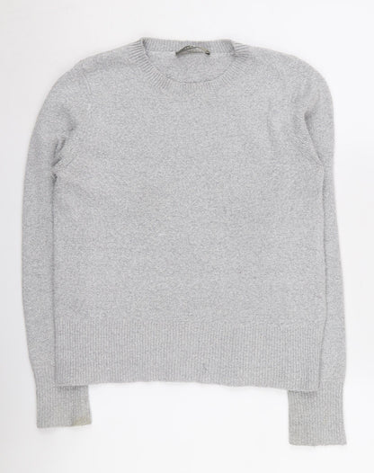 Womens UK Size S Oasis Grey Pullover Jumper