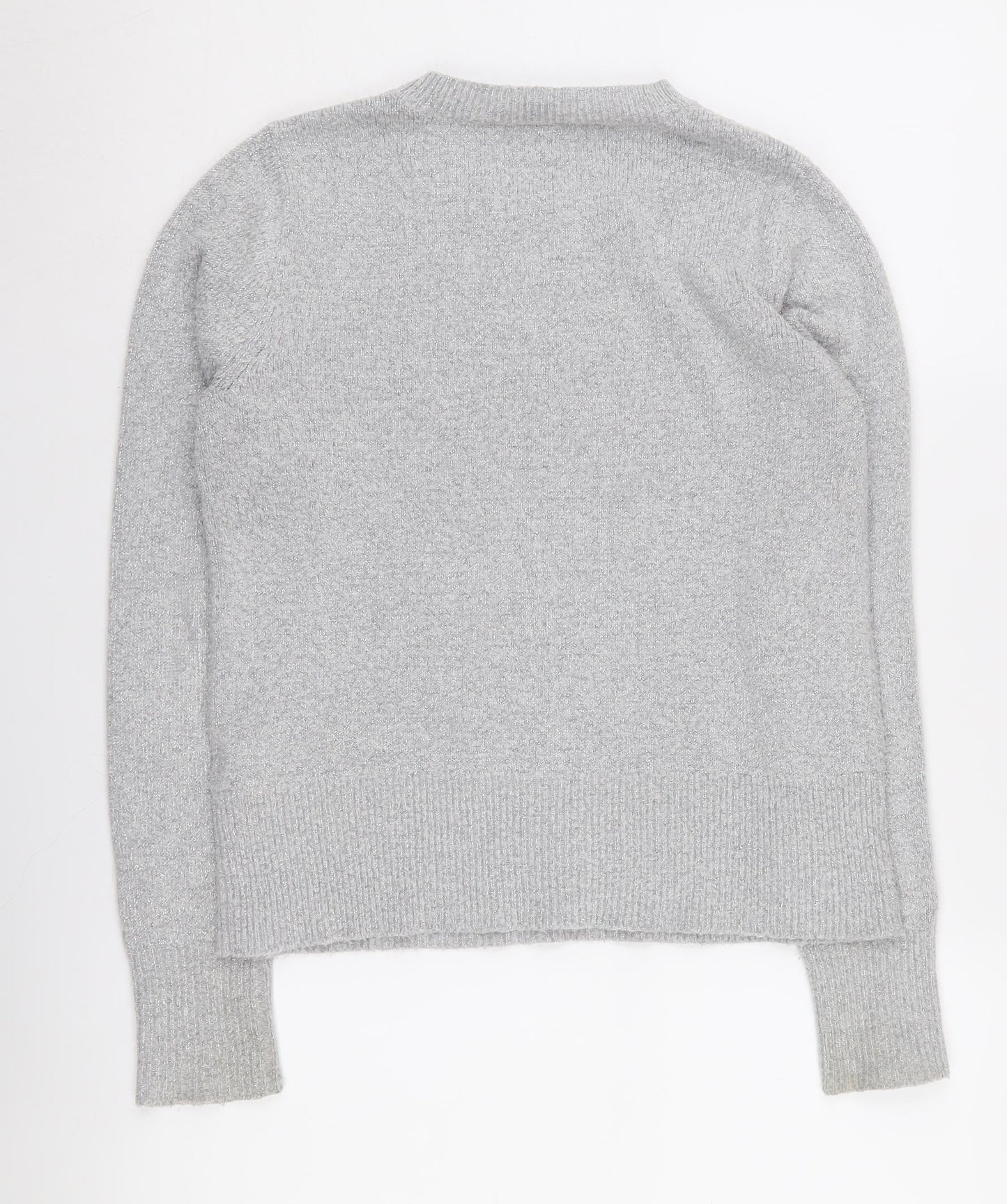 Womens UK Size S Oasis Grey Pullover Jumper