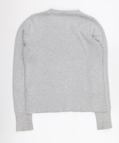 Womens UK Size S Oasis Grey Pullover Jumper
