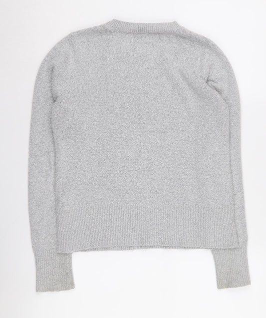 Womens UK Size S Oasis Grey Pullover Jumper