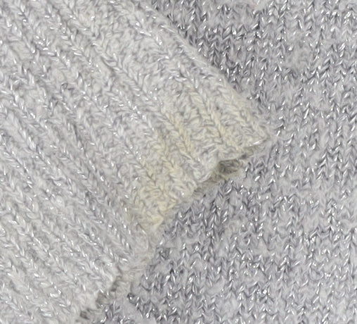 Womens UK Size S Oasis Grey Pullover Jumper