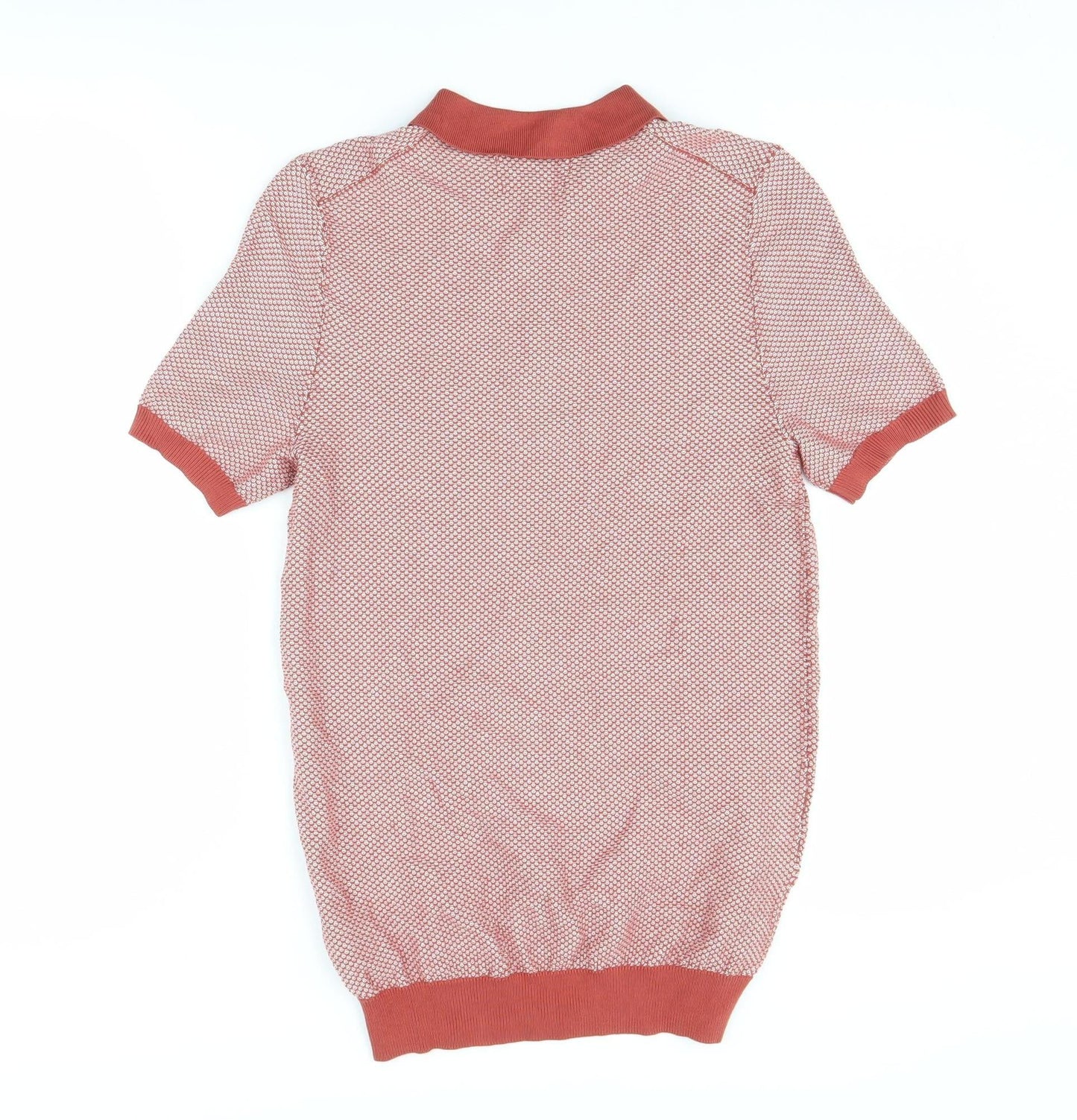 Womens UK Size XS Marks and Spencer Red Basic Polo