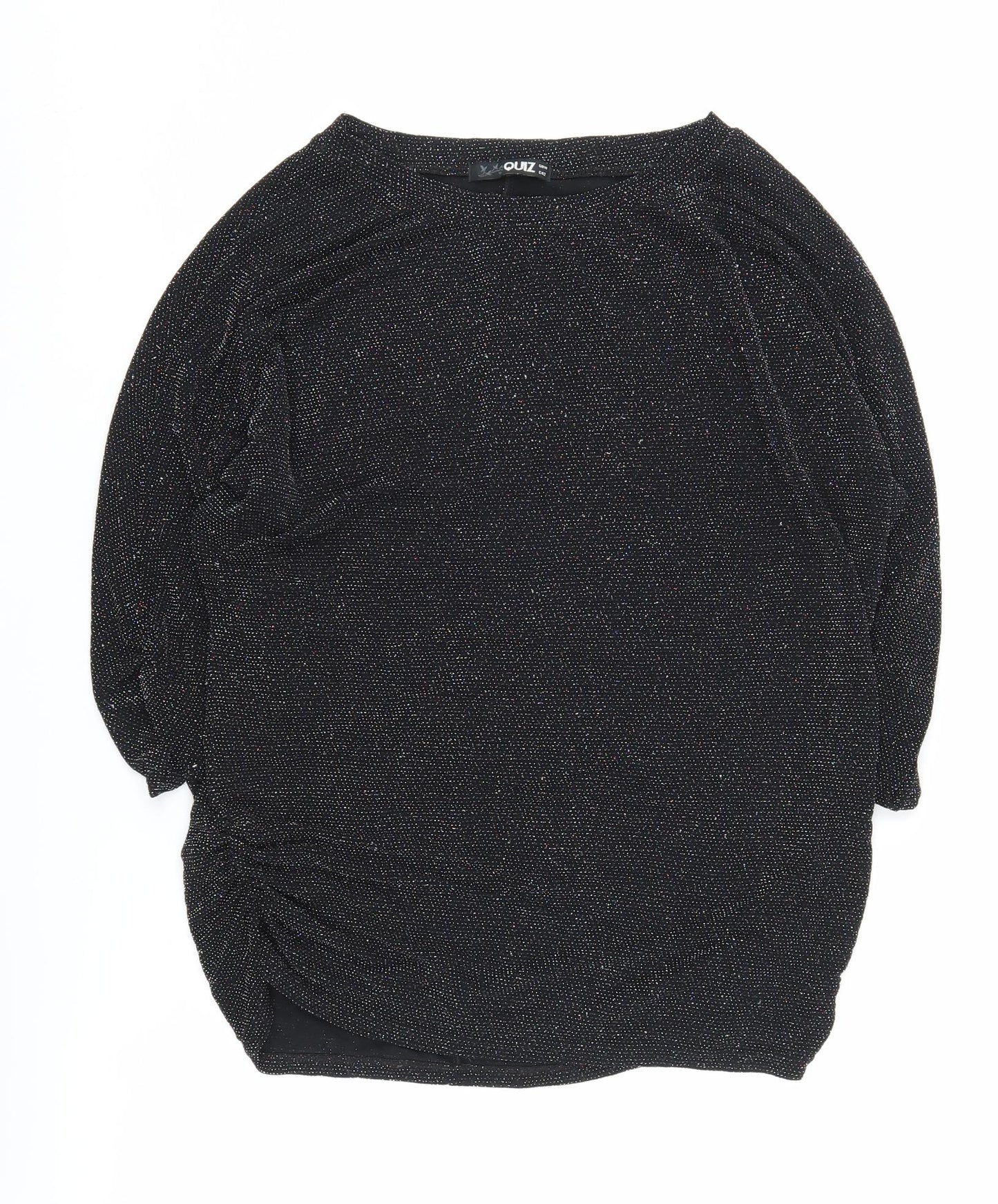 Womens UK Size 14 Quiz Black  Blouse
