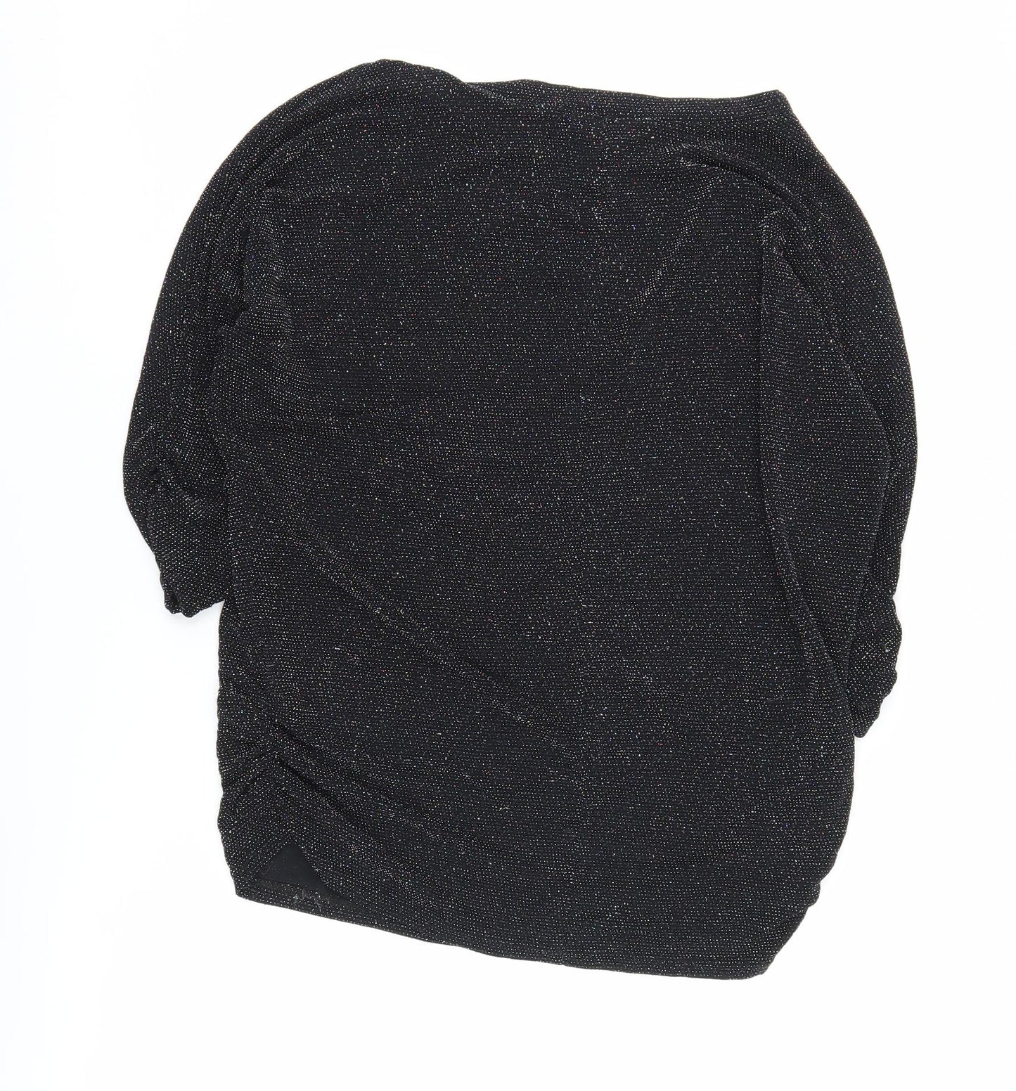 Womens UK Size 14 Quiz Black  Blouse
