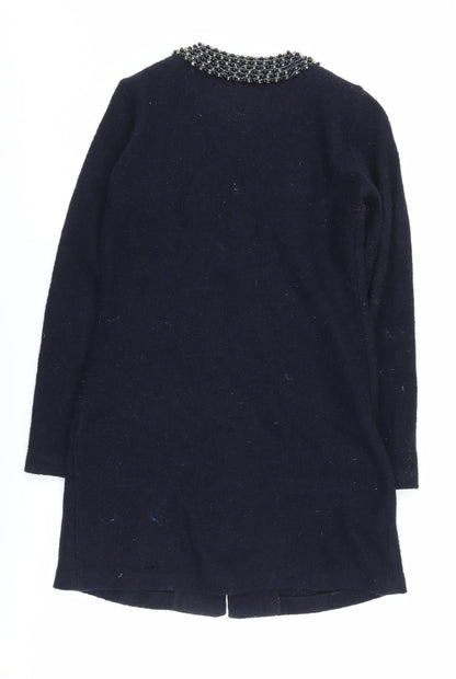 Womens UK Size 10 Clements Ribeiro Black Overcoat